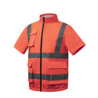 [two holes] fluorescent orange singlet / S