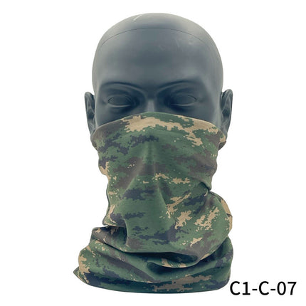 Outdoor Seamless Versatile Magic Headscarf for Men and Women, Cycling Mask, Neck Gaiter, Windproof Neck Scarf, Summer Sun Protection, Quick-Drying