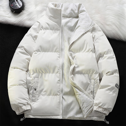 Men's Double-sided Cotton-padded Clothes 2024 Autumn and Winter Men's Cotton-padded Coat Casual Jacket Men's Thickened Warm Couple's Bread Clothes