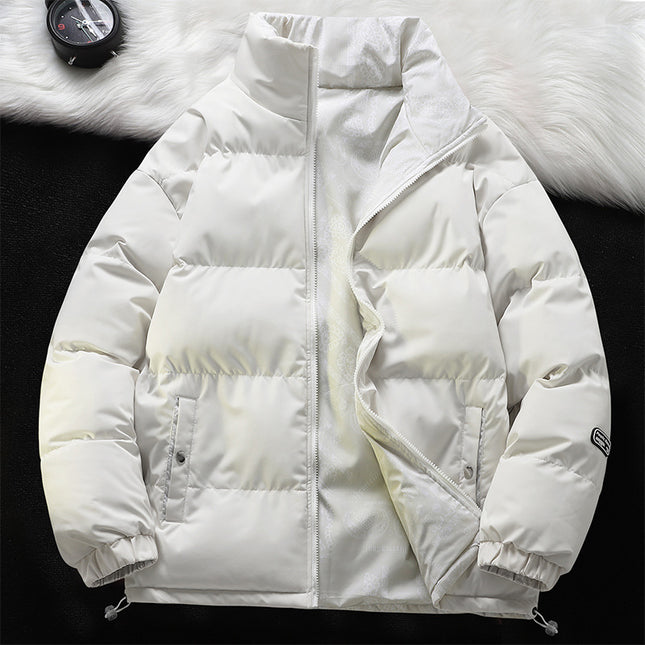 Men's Double-sided Cotton-padded Clothes 2024 Autumn and Winter Men's Cotton-padded Coat Casual Jacket Men's Thickened Warm Couple's Bread Clothes