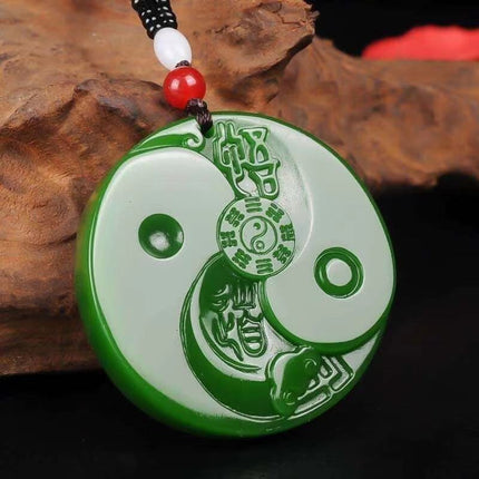 High-Quality Imitation Hetian Jade Jasper Spinach Green Outer Mongolia Material Pendant Jade Jewelry Pendant for Sales Opening Gift Live Broadcast Model