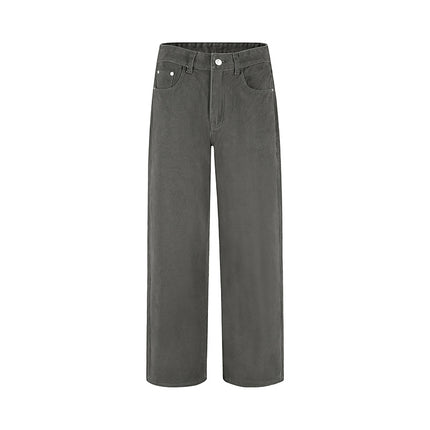 Jiamu2025 Autumn 6 Colors Straight Loose Neutral Jeans for Men and Women Trendy Simple Versatile American Casual
