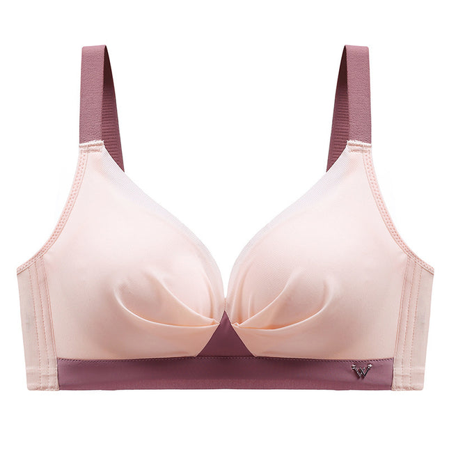 Manny Queen 5CM Thickened Thin Cup Bra Gather No Steel Rings Breathable Women's Underwear Manufacturers New Daifa