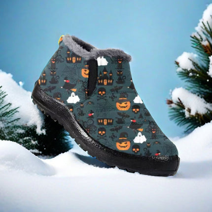 Cross-Border Large Size 36-47 Cotton Boots Soft Sole Waterproof Old Beijing Cotton Shoes Snow Boots Amazon Temu Dropshipping