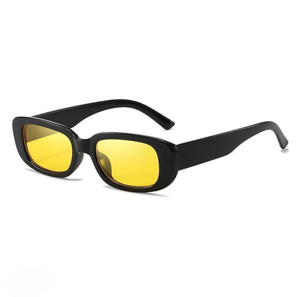 80004 New Sunglasses Pc Piece European and American Trendyy Square Sunglasses Fashionable Stylish Square Glasses for Women 80004