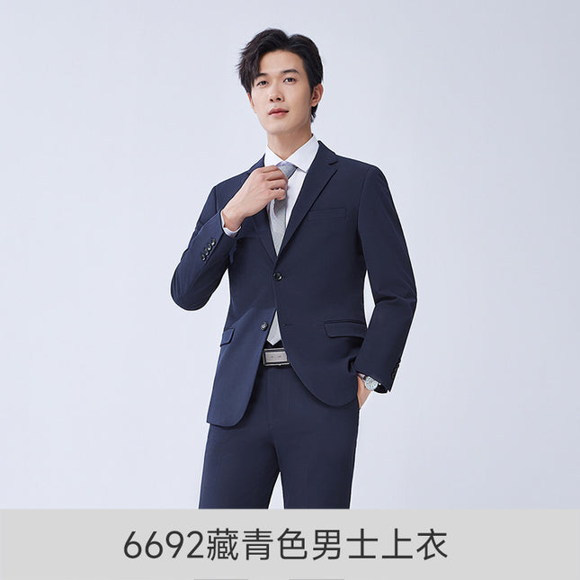 Autumn and Winter New Elastic Suit Suits for Men and Women, Business Formal Wear, Professional Wear, Work Clothes, Work Clothes Wholesale