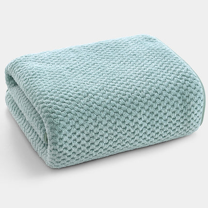 Coral Fleece Wide Auspicious Pineapple Pig Increase Bath Towel Soft Absorbent Hair-free Beach Towel Quick-drying Bath Towel