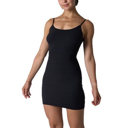 Lounge Slip Dress Modal Mini Slim Skirt Skin-Friendly Naked Fashion Home Casual Half Body