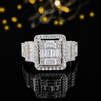 Cross-border e-commerce best selling new geometric ring female niche senior design r7320