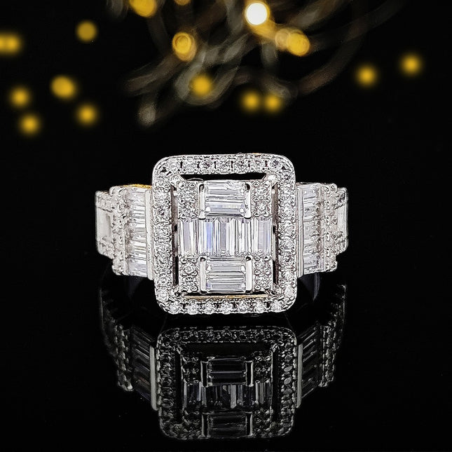 Cross-border e-commerce best selling new geometric ring female niche senior design r7320