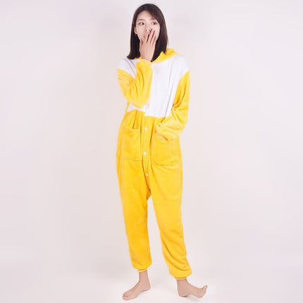 Mixed batch autumn and winter flannel adult cartoon conjoined animal pajamas kabi beast home clothes toilet thickened wholesale