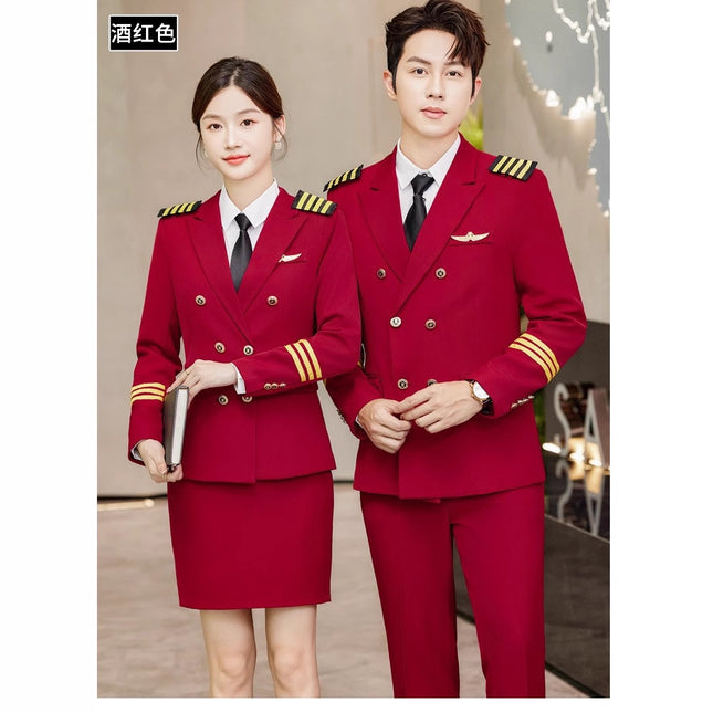 Men's Security Uniform Professional Attire Manufacturer Property Concierge Security Spring and Autumn Long-Sleeved Workwear Suit Security Workwear