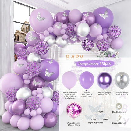 Cross-border Amazon Balloon Chain Arch suit New Birthday Decoration Wedding Room Wedding Balloon Scene Decoration Wholesale