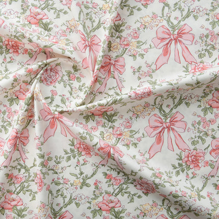 160cm cotton twill fabric pastoral floral cotton fabric handmade clothing bedding cotton flower flower