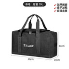 Black canvas bag [medium size]