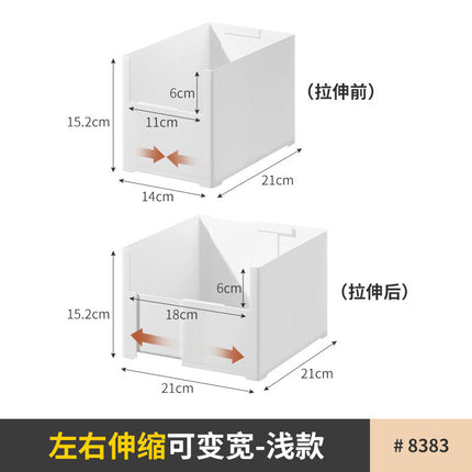 Cabinet Storage Box Snacks Sundries Pot Storage Household Organizing Box Kitchen Drawer Desktop Right Angle Storage Box