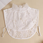 large flower lace white
