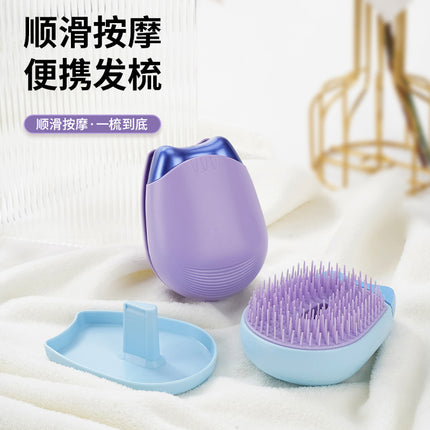 Cross-border cat claw hair comb skin head massage comb new travel portable anti-static anti-knot hair comb