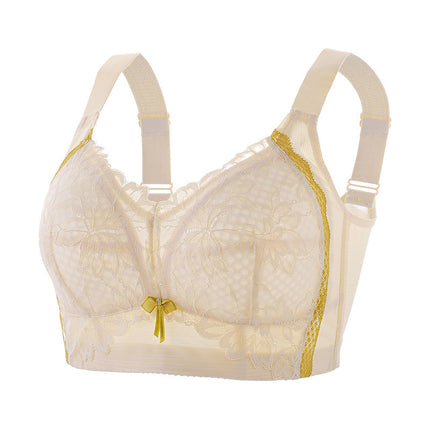 Thin Intimates for Women with Full Cup, Large Breasts, Small Breasts, Slimming Look, Secondary Breasts, Anti-Sagging Bra, Push-Up Adjustable Bra