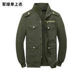 616 thickened army green top / 165/M [45.00 kg-55.00 kg]]
