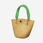 Yellow bag 26+11+10cm with (green bracelet)