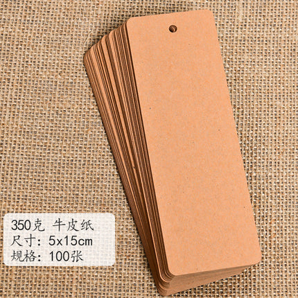 Transparent bookmark blank handmade diy making material bag for primary school children's homemade creative kindergarten gift