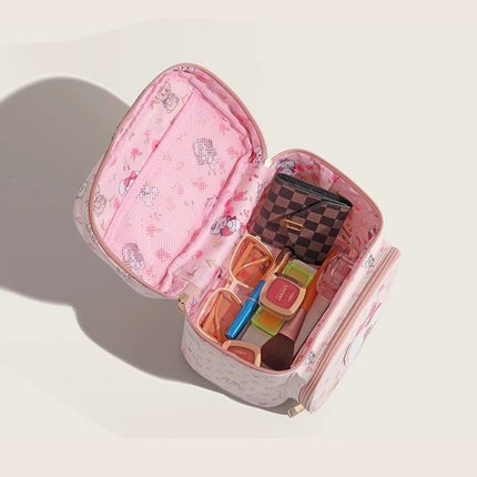 Mikko Joint 2024 New Ins Cosmetic Bag Storage Bag Large Capacity Cute Bear Anime Square Handbag