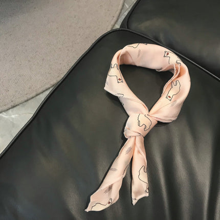 Explosions Spring and Summer 50x 50cm Small Square Scarf Women's Scarf South Korea Professional Small Scarf Varied Decorative Printed Scarf