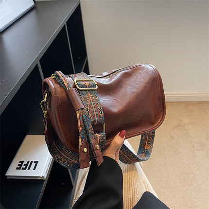 Cross-Border Korean Style Trendy Simple Large Bag for Women 2026 New Fashion Shoulder Crossbody Bag Stylish Pillow Bag