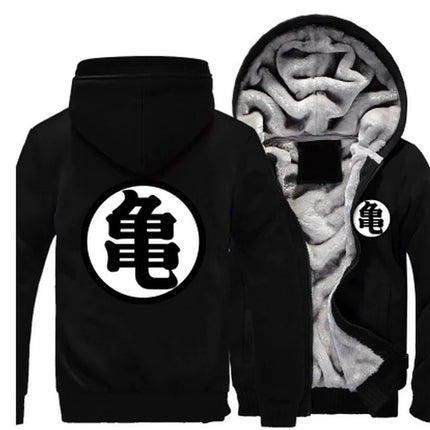 Dragon Ball Sweatshirt Son Goku Custom Unisex Student Thickened Fleece Jacket Anime Merchandise