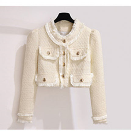Small Chanel Style Dress Women's Autumn and Winter 2024 New Hot Style Elegant Small Style Small Dress Two-piece Set