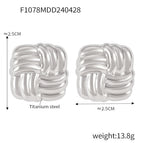F1078-Steel earrings