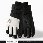 Side mark ski 3d curved finger [male] black and white / One size fits all