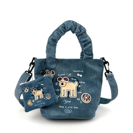 New Girls Handbag Storage Bag Cute Lunch Box Bag Handbag Mother Bag Korean Cartoon Bag Hand Bag