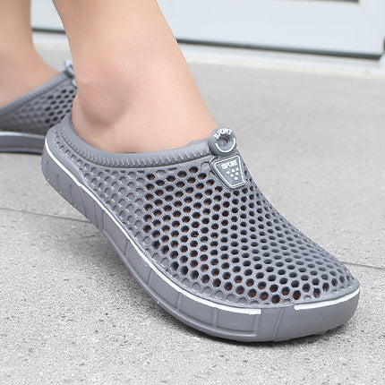 Cross-Border Women's Garden Shoes Clogs Pure Color Item Number 607 Breathable Soft Sole Comfortable Casual Versatile