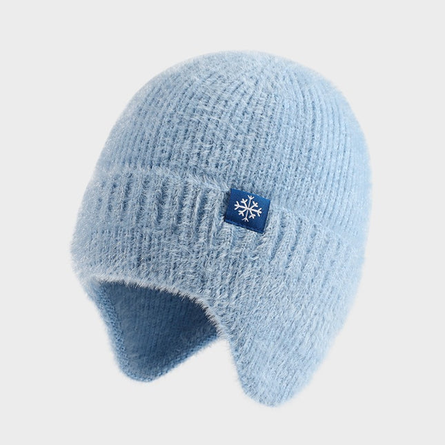 Baotou Cold Hat, Comfortable Hat for Men and Women, Autumn and Winter Ear Protection, Warm Woolen Hat, High Elastic Cold-Proof Cotton Hat, Cross-Border Foreign Trade