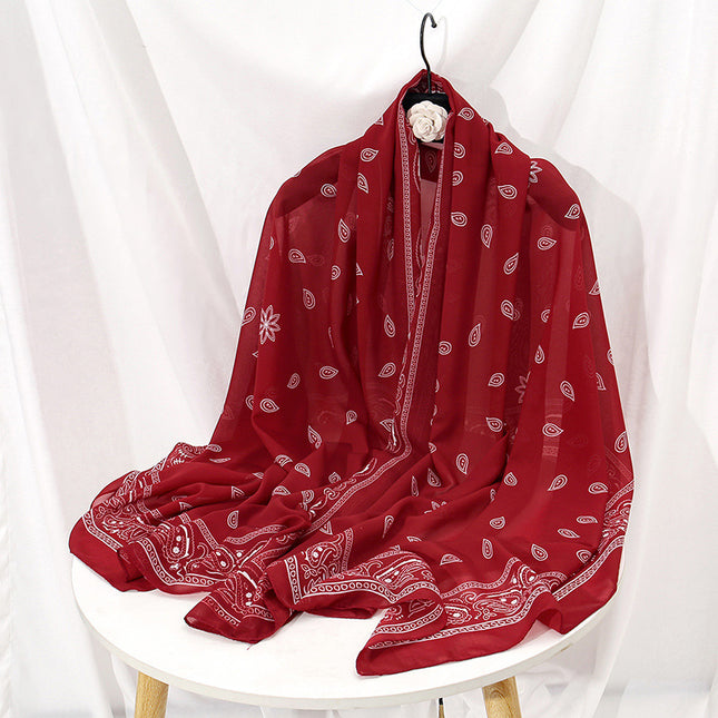 New Silk scarf elegant big scarf dot pattern female shawl beach towel scarf wild factory in stock