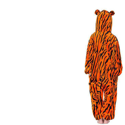 2025 New Cartoon One-Piece Animal Pajamas for Children, Thickeneded Flannel New Performance Clothes, Exclusively for Cross-Border Supply