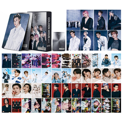 Korean Star 55 Boxed Small Cards Stray (g) I-Dle Ive Ateez Collection Lomo Cards Cross-Border