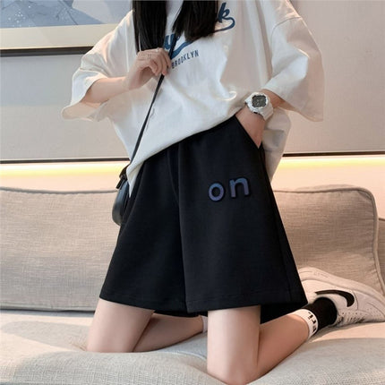 Wide Leg Pants Sports Pants Shorts Women's Five-point Pants Summer Thin Loose All-match Slim Look Casual 2023 New
