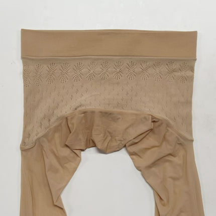 Seamless Crotch 1D Apple Buttocks Sexy Ultra-Thin Stockings for Women Summer Breathable Black Stockings Thin Invisible Light Leg Artifact Butt Lift