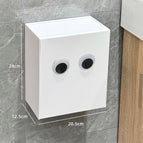 Wall-mounted storage box [1 piece] + eye stickers