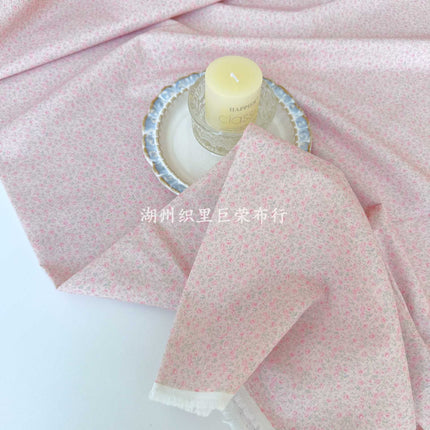 All-Cotton Digital Direct-Print Floral Fabric Korean-Style Fresh Pure Cotton Fabric Women's and Children's Clothing Scrunchie DIY Bag