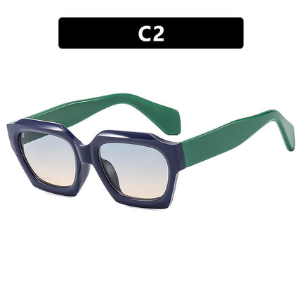 European and American 2024 New Polygonal Irregular Sunglasses Stylish Ins Trendy Modern Street Style Fashion Sunglasses