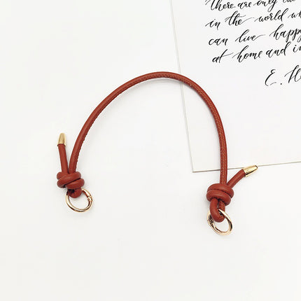 New Fashion Knot Women's Bag Handbag Replacement Bag with PU Leather Rope Metal Ring Buckle Shoulder Strap Bag Accessories