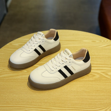 White Shoes for Women, Lightweight Soft Soles, Small Versatile Casual Moral Training Shoes, 2025 Spring New Popular Forrest Gump Sneakers