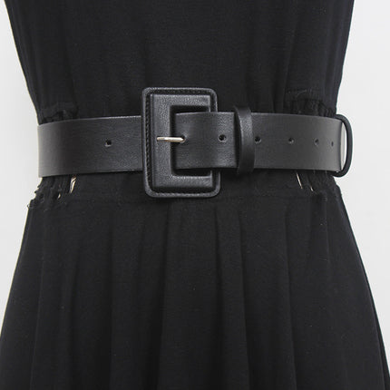 Belt Women's wide purple Korean style yellow pink belt women's fashion all-match dress sweater waist seal