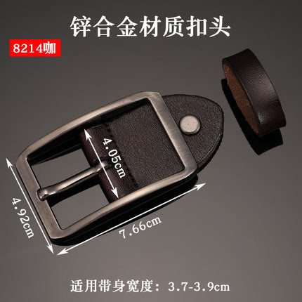 Men's Belt Buckle Pin Buckle Belt Buckle Head Waist Trousers Buckle Pin Buckle Belt Belt Buckle Accessories