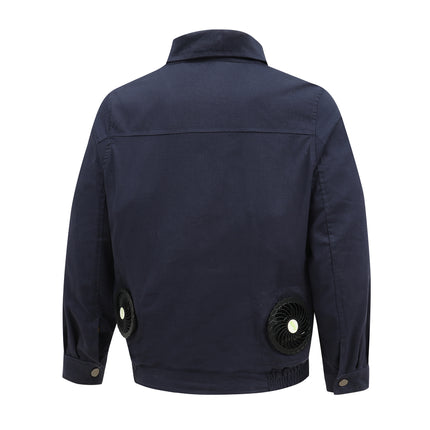 Heatstroke Prevention and Cooling Air Conditioning Clothes Men's Work Clothes Refrigeration with Fan Charging Site Labor Protection Clothes Welder Jacket