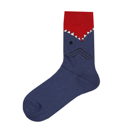 Street style cotton mid-tube socks 22 spring men's fashion brand stockings personality European and American women's pile socks sports skateboard socks